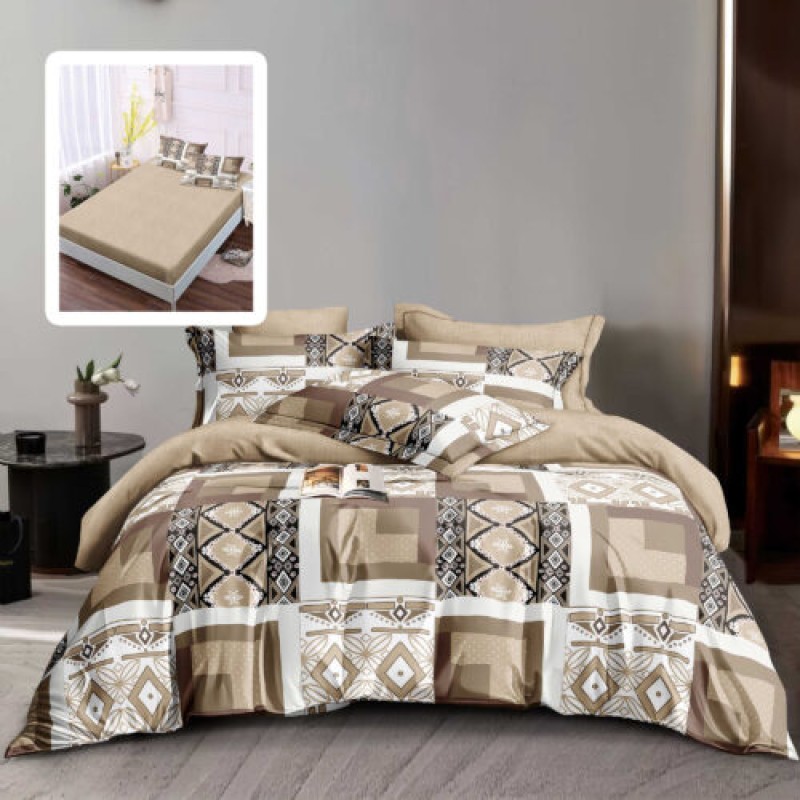 LENJERIE FINET 6 PIESE CU HUSĂ – 160×200 ȘI 180×200 (BENGA-VH)